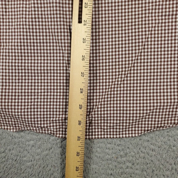 Ralph Lauren Shirt Mens Large Brown Check Pony Casual Button Up Long Sleeve * - Picture 7 of 9